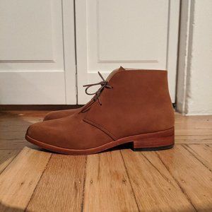 Nisolo Isa Boots in Light Oak Suede Size 6